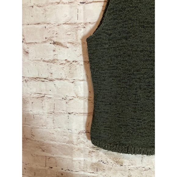 Northern Reflections Textured Knit Tank Top XL Minimalist Layering Basic Olive - Picture 10 of 10
